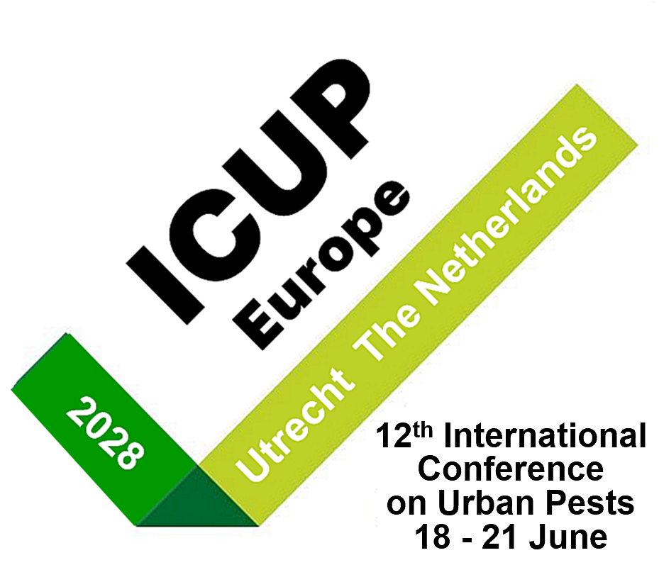 ICUP Europe 2028, Utrecht, The Netherlands. 12th International Conference on Urban Pests, 18–21 June 2028